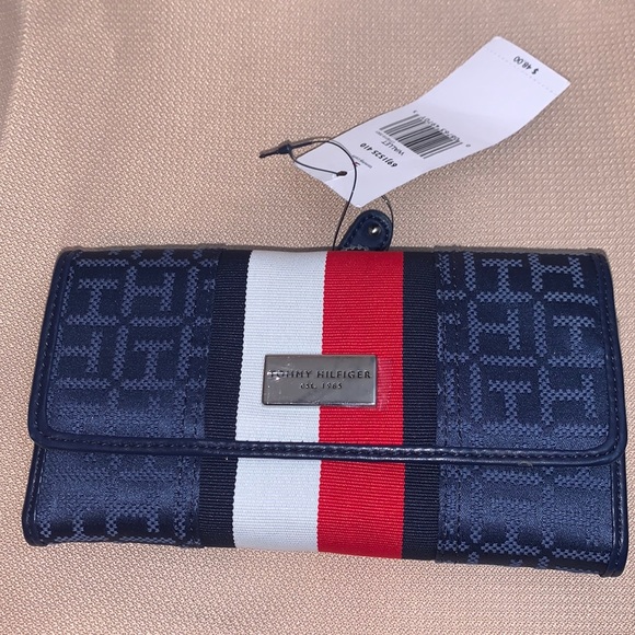 Tommy Hilfiger Bags Tommy Hilfiger Red White And Blue Wallet Poshmark